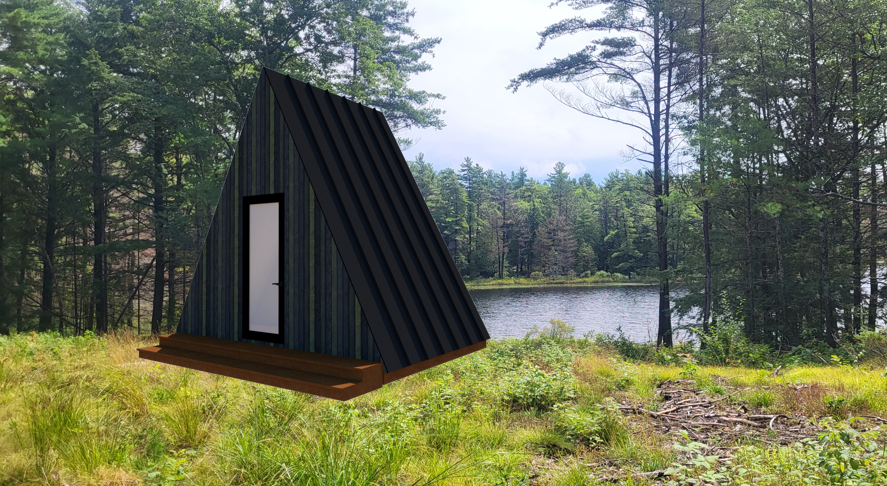 Modern A-Frame Bunkie